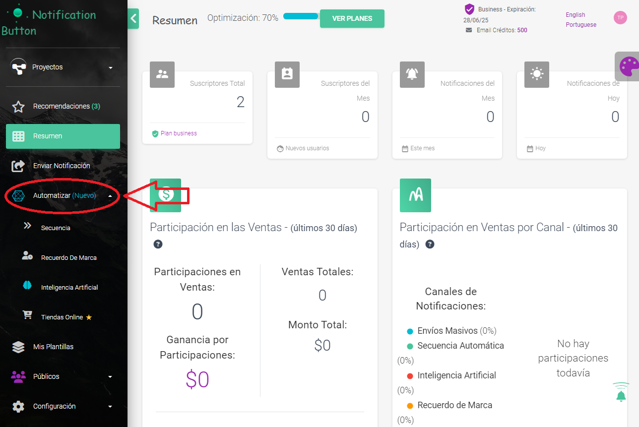 Configurar Flujo de Engagement Nuevo 2