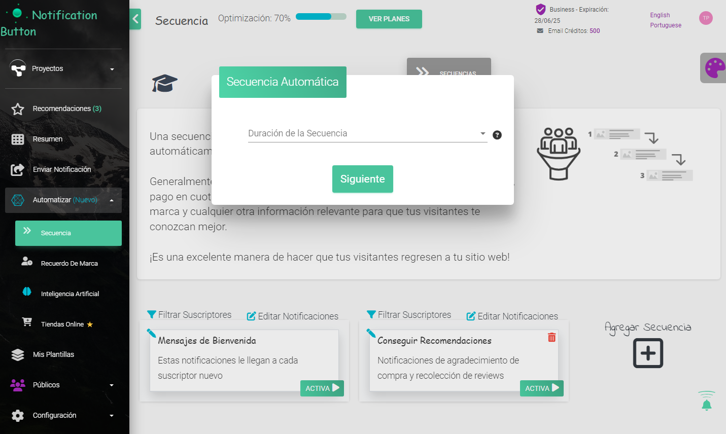 Configurar Flujo de Engagement Nuevo 5